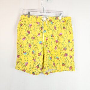 RODD & GUNN Chevalier Board Shorts Mens Citrus Crab Print Size Large Swim Trunks